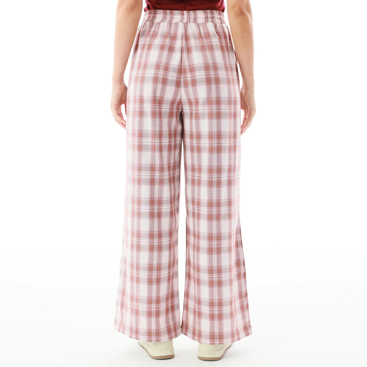 Checked Pants for Women Image