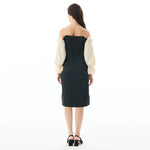 Color-Blocked Dress for Women Image