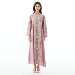 Purple Floral Galabia for Women Image