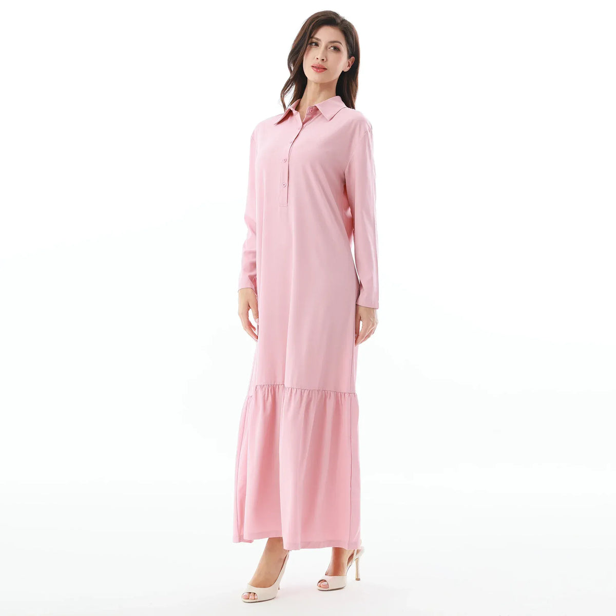 Plain Hijab Dress for Women Image