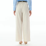 Plain Linen Pants for Women Image