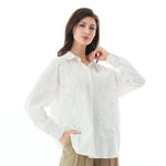 Floral Linen Shirt for Women Image