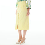 Plain Linen Skirt for Women Image