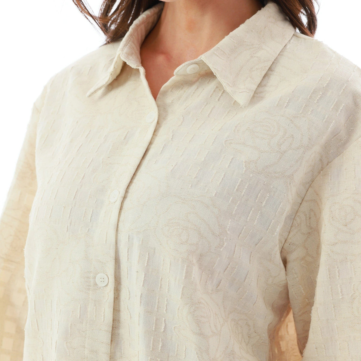 Floral Linen Set-2Pc for Women Image