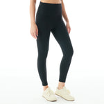 Black Plain Gym Pants for Women Image