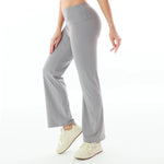 Grey Plain Gym Pants for Women Image