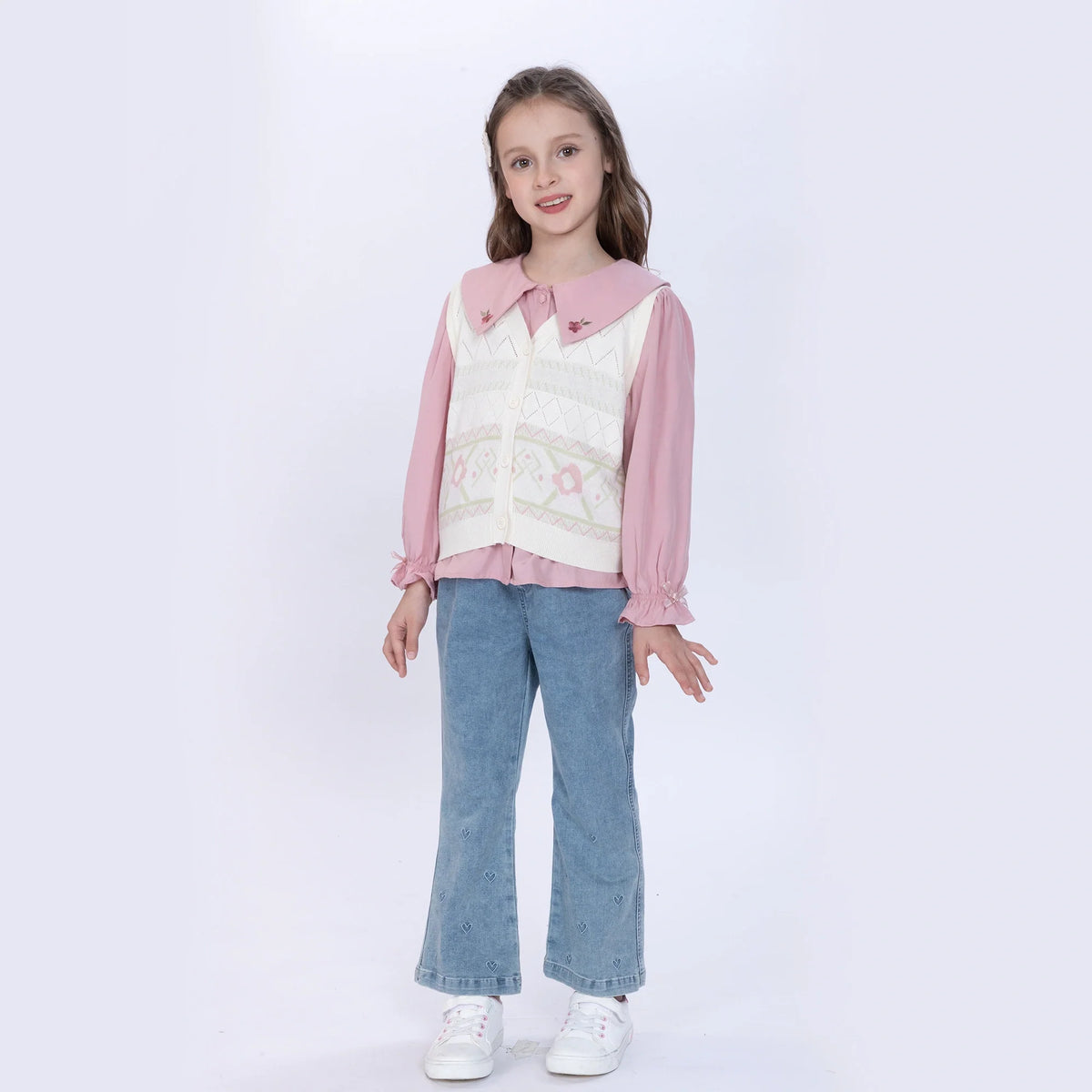 Embroidery Waistcoat for Girls Image