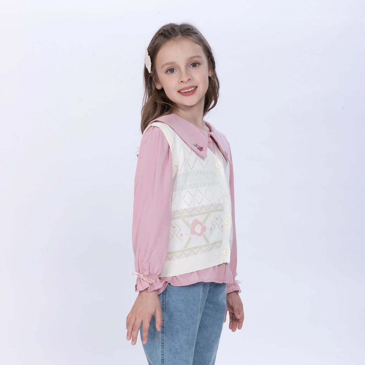 Embroidery Waistcoat for Girls Image