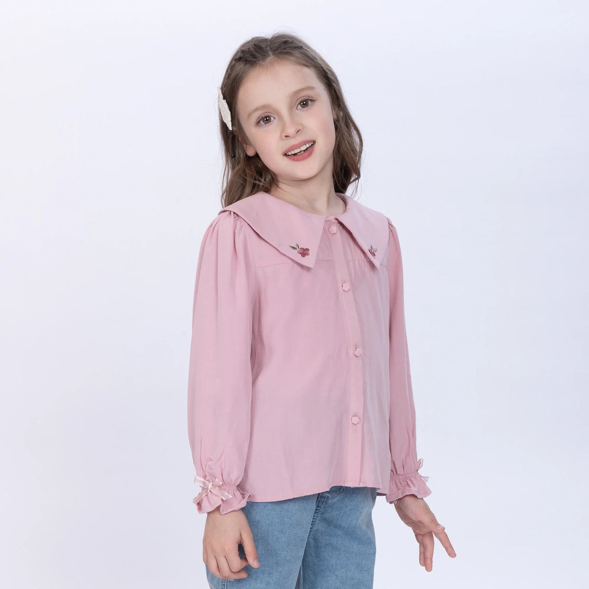 Embroidery Shirt for Girls Image