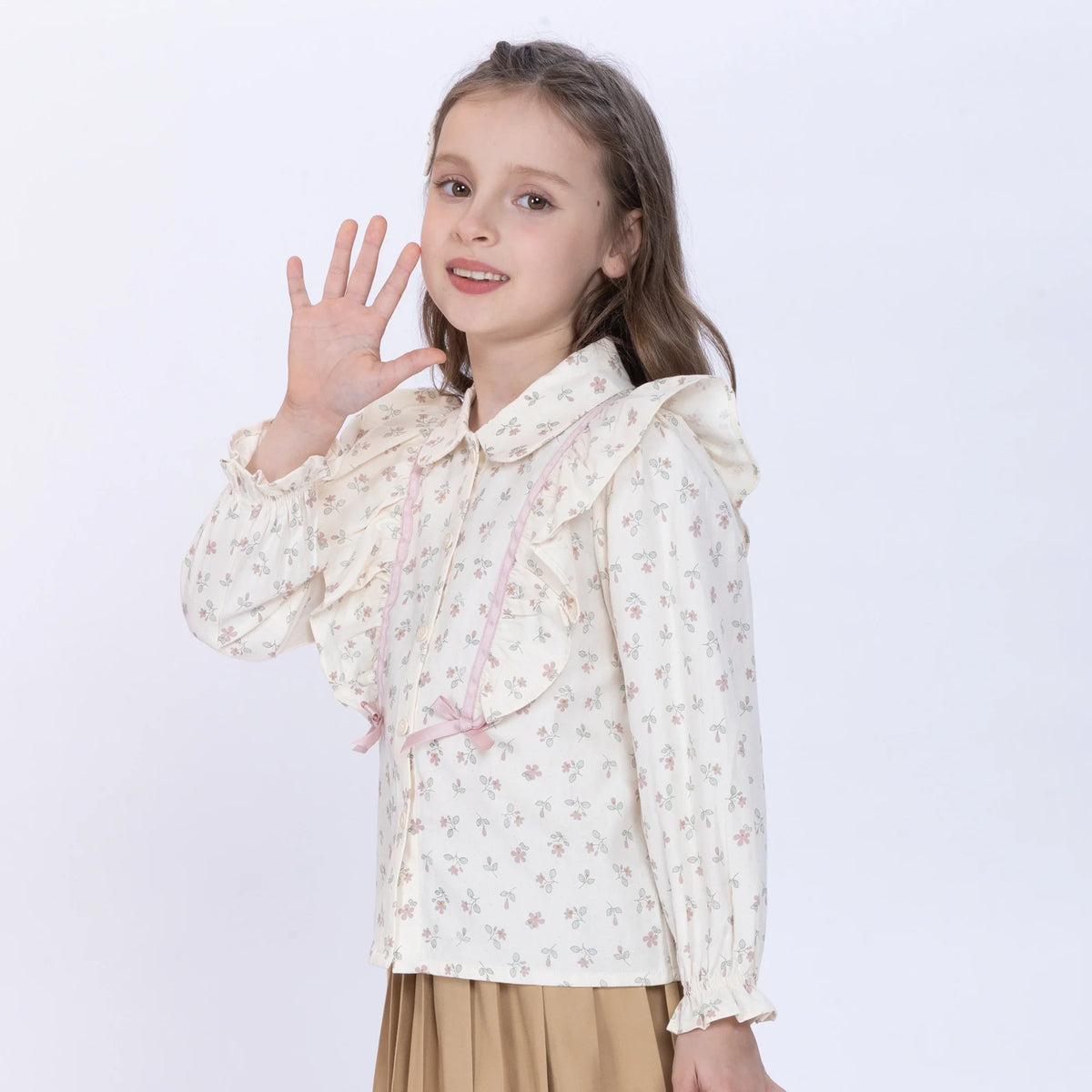 Floral Shirt for Girls Image