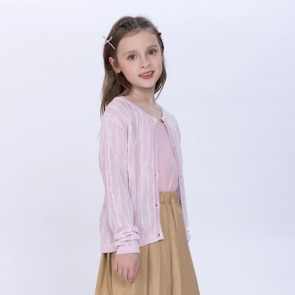 Striped Jacket for Girls Image