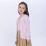 Striped Jacket for Girls Image