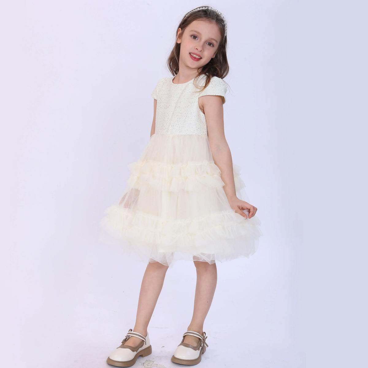 Beaded Dress for Girls Image