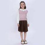 Jacquard Waistcoat for Girls Image