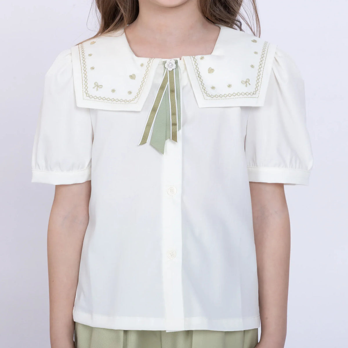 Embroidery Shirt for Girls Image