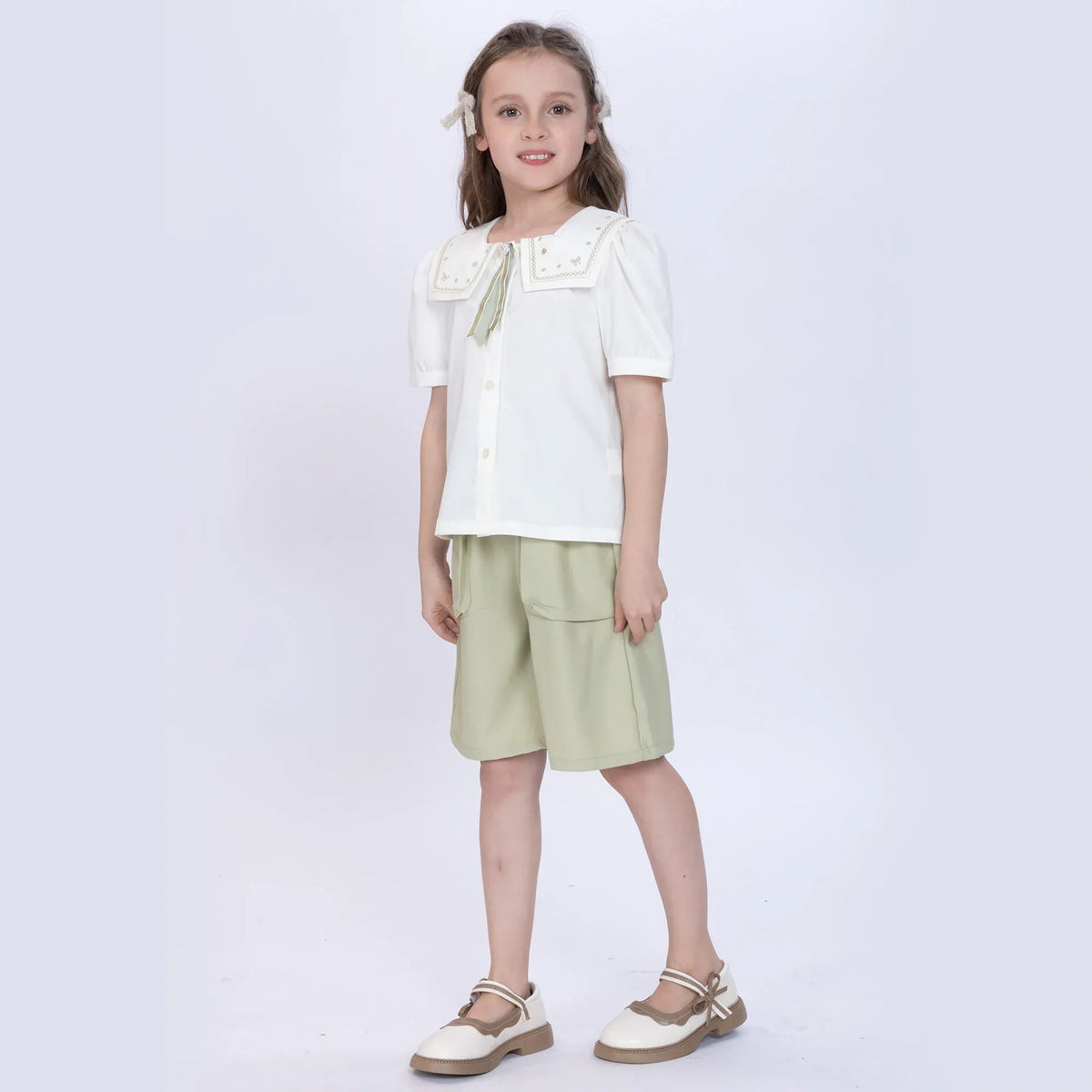 Embroidery Shirt for Girls Image