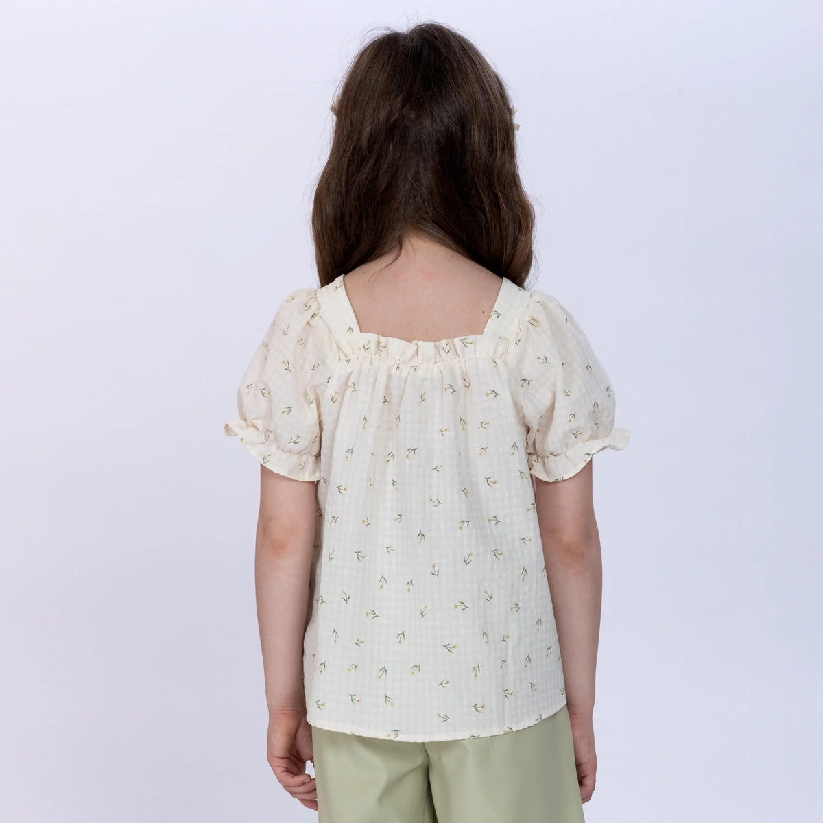 Floral Blouse for Girls Image