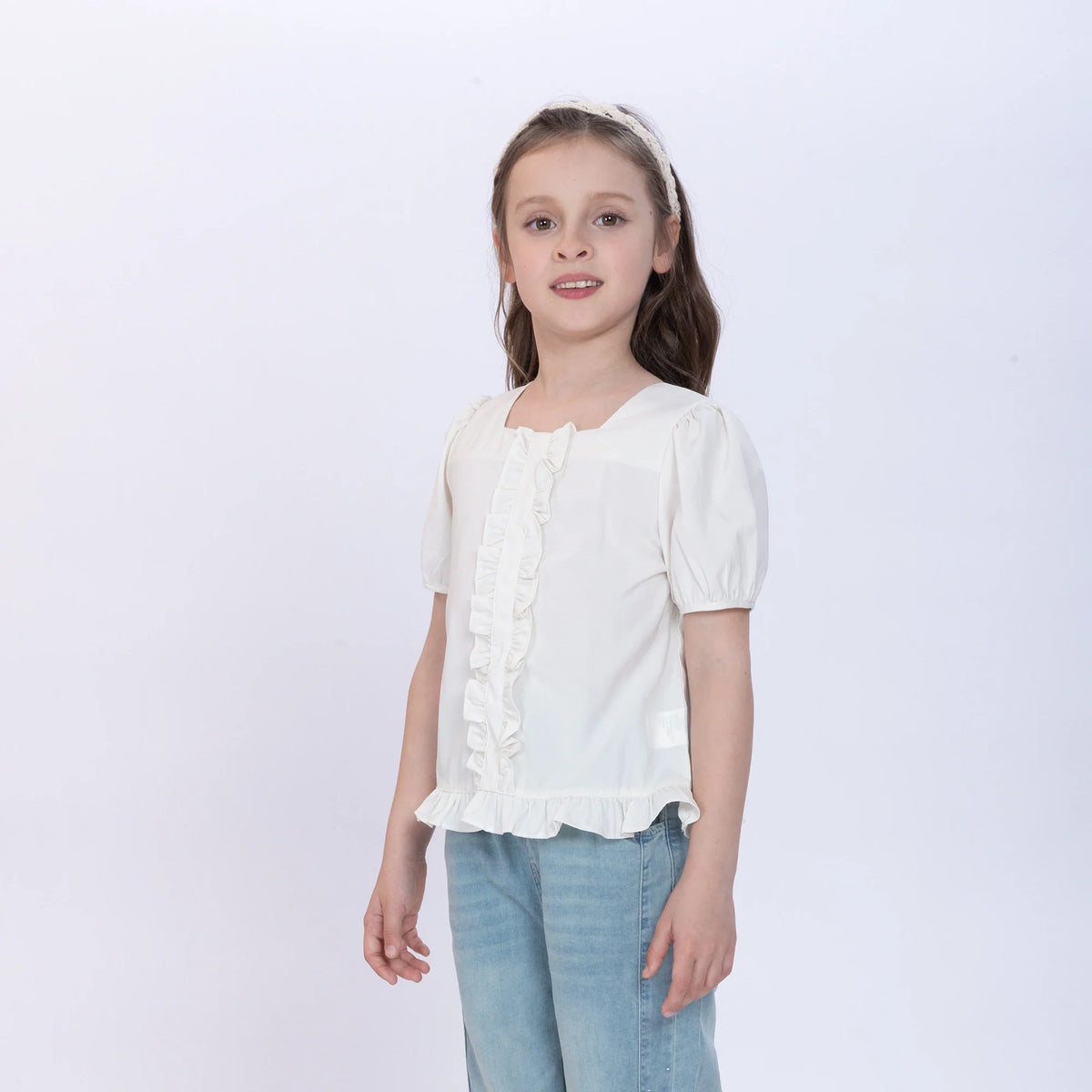 Plain Blouse for Girls Image