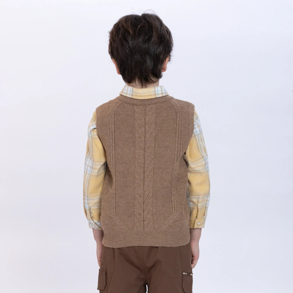 Jacquard Waistcoat for Boys Image