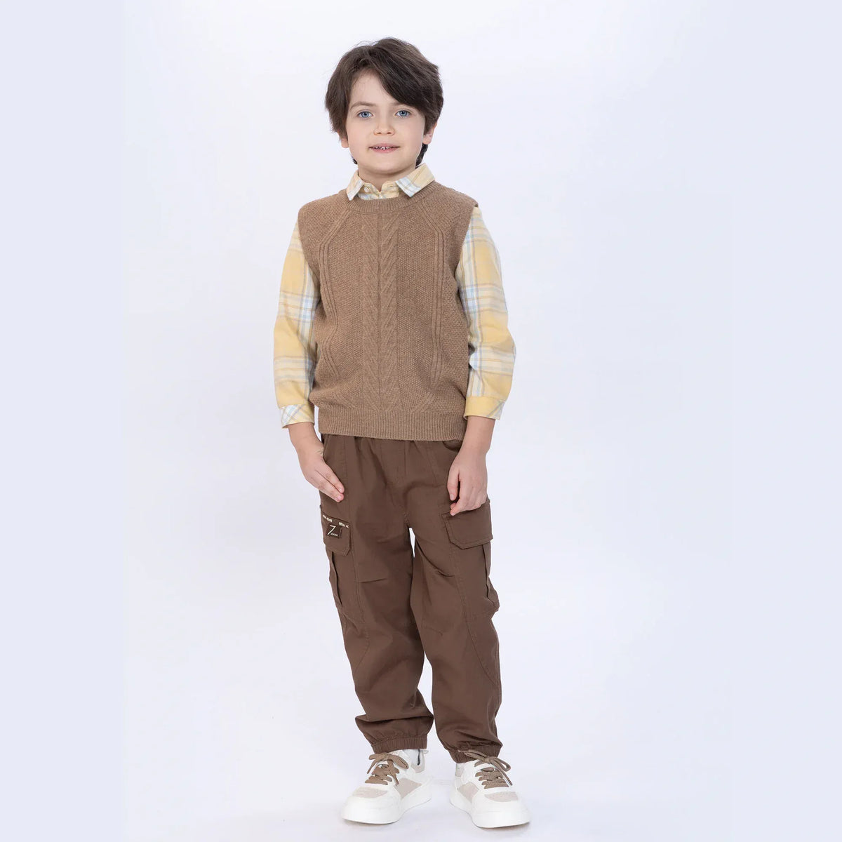 Jacquard Waistcoat for Boys Image