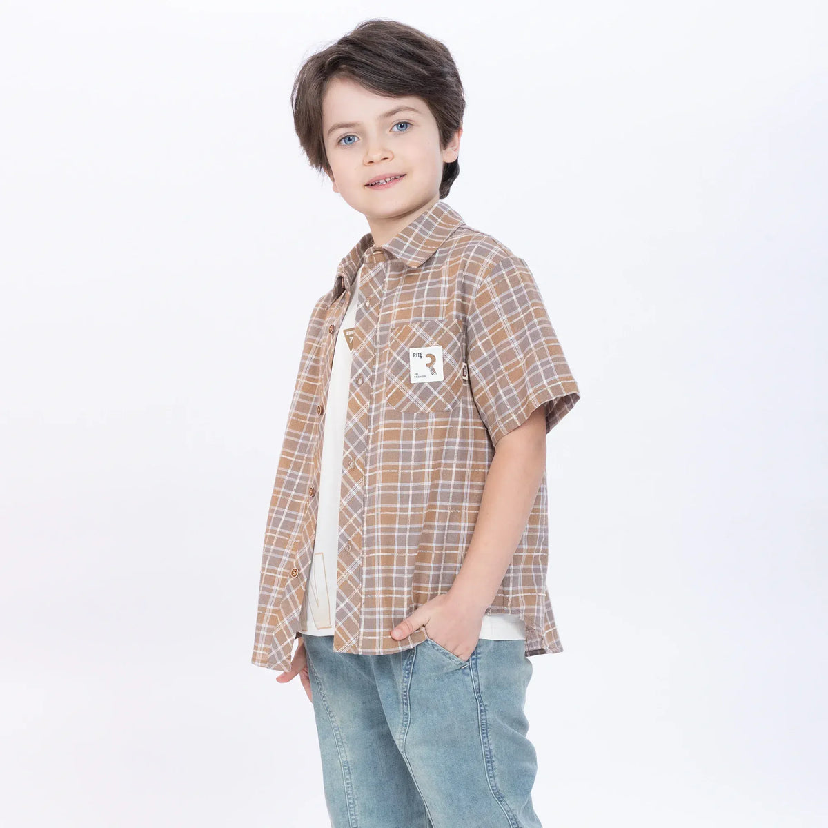 Checked Shirt for Boys Image