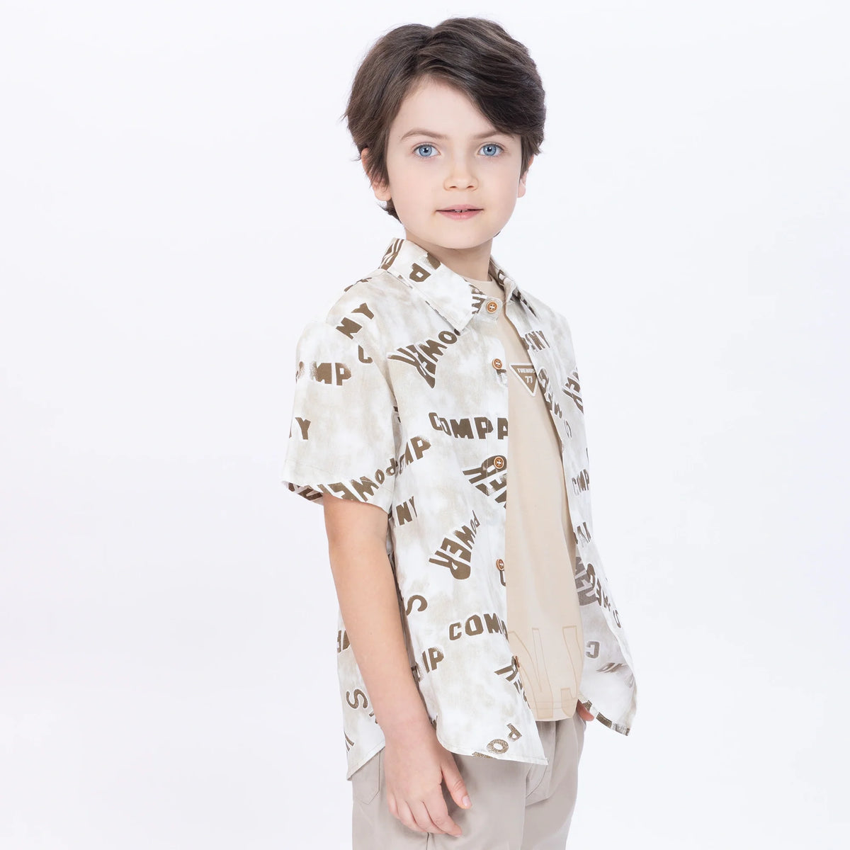 Printed Shirt for Boys Image