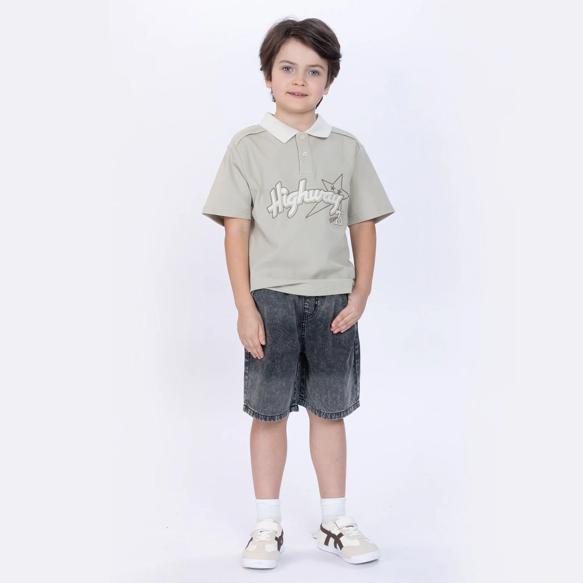 Printed Polo Shirt for Boys Image