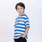 Striped Polo Shirt for Boys Image