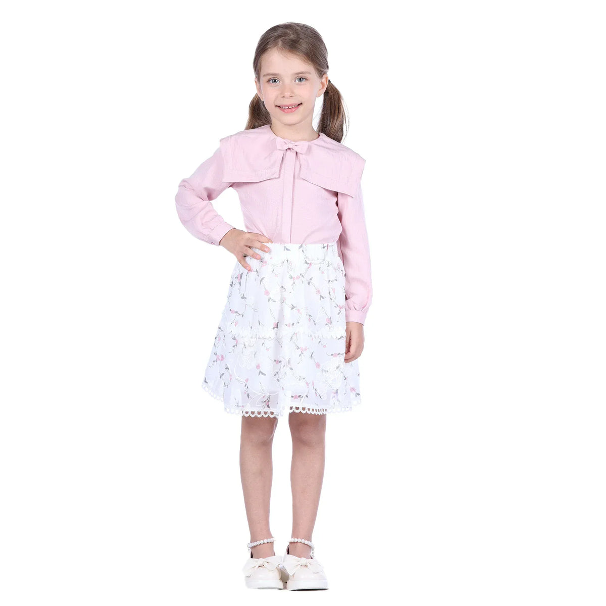 Plain Classic Shirt for Girls Image