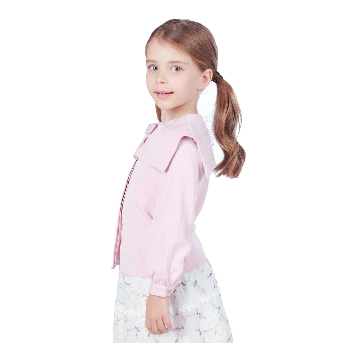 Plain Classic Shirt for Girls Image