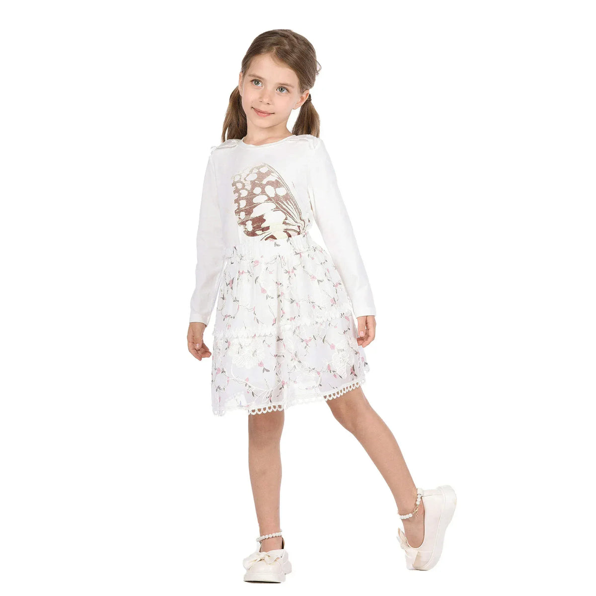 Floral Classic Skirt for Girls Image