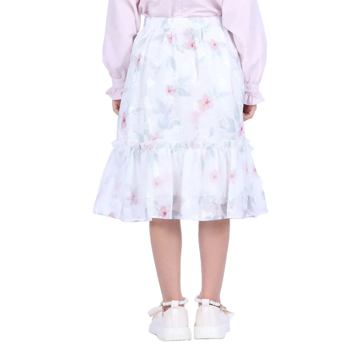 Floral Classic Skirt for Girls Image