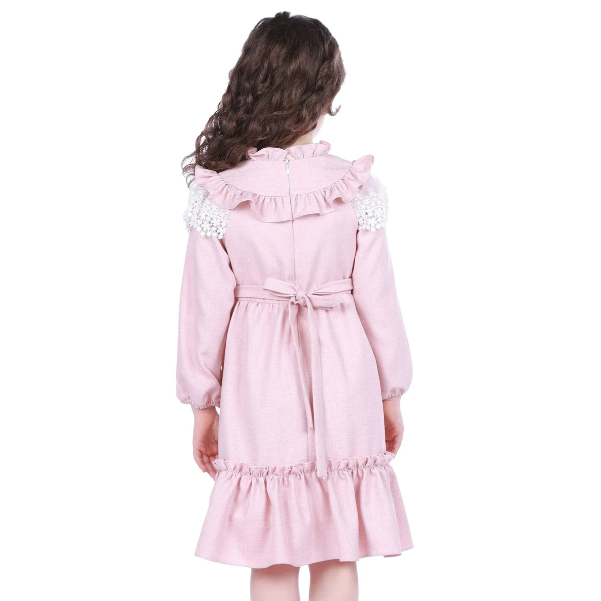 Laced Classic Dress for Girls Image