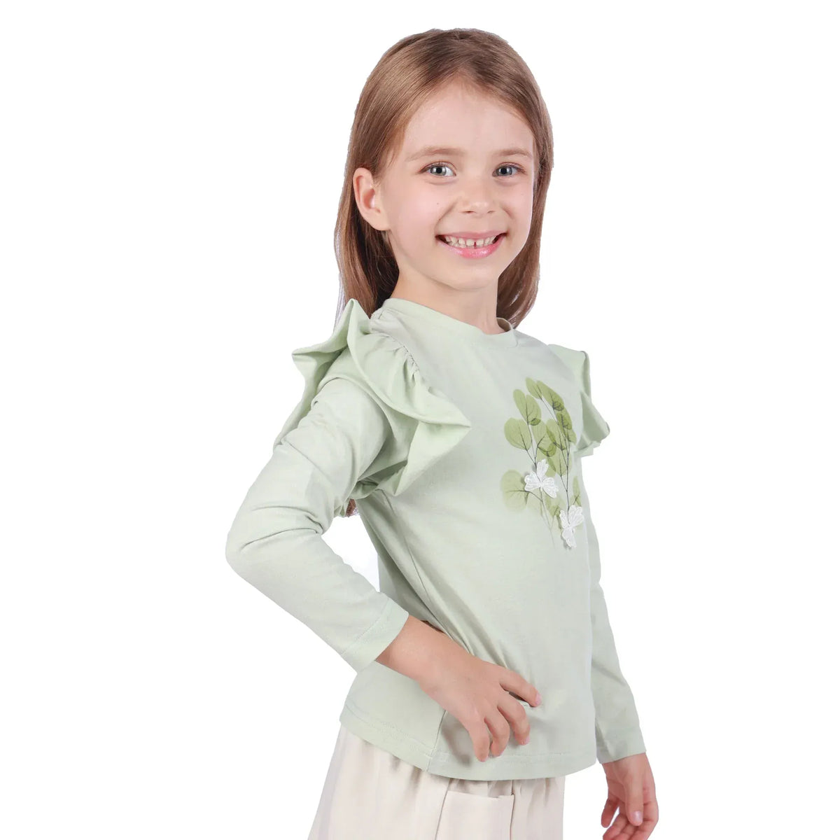 Floral Classic T.Shirt for Girls Image
