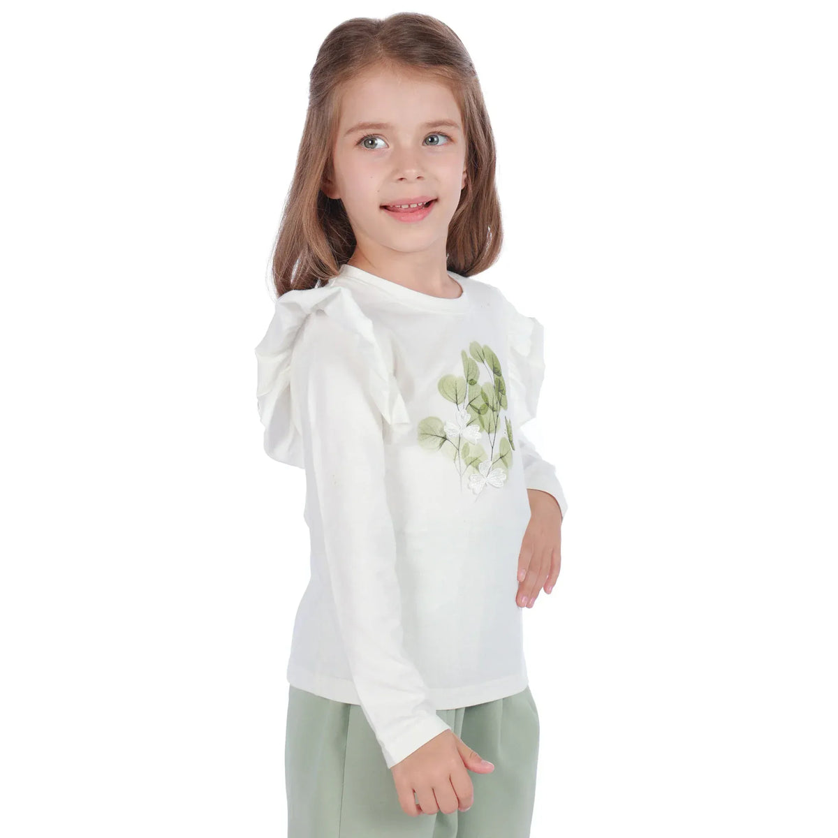 Floral Classic T.Shirt for Girls Image