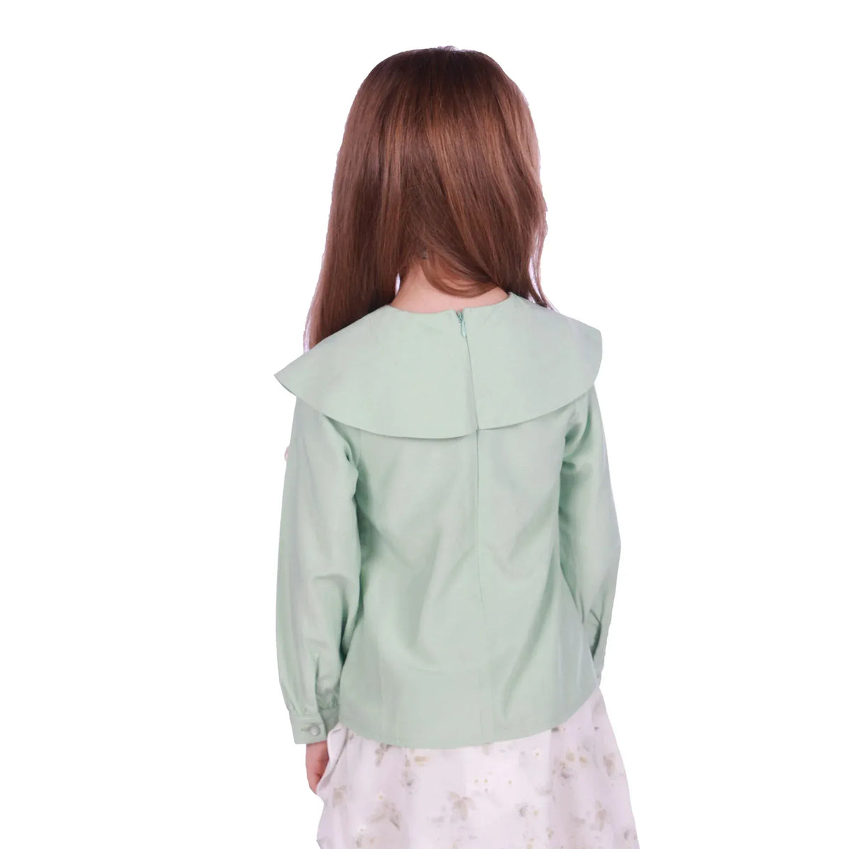 Plain Classic Blouse for Girls Image