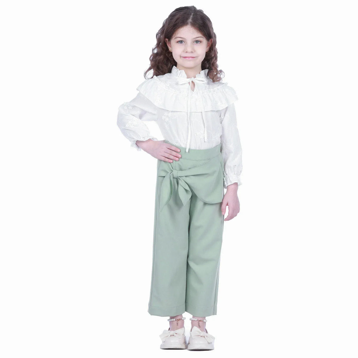 Floral Classic Blouse for Girls Image