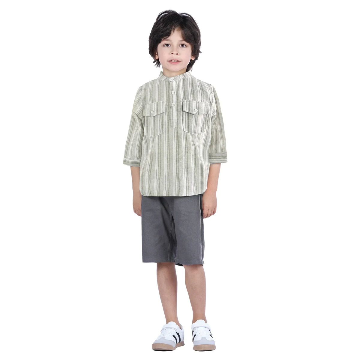 Striped Classic Blouse for Boys Image