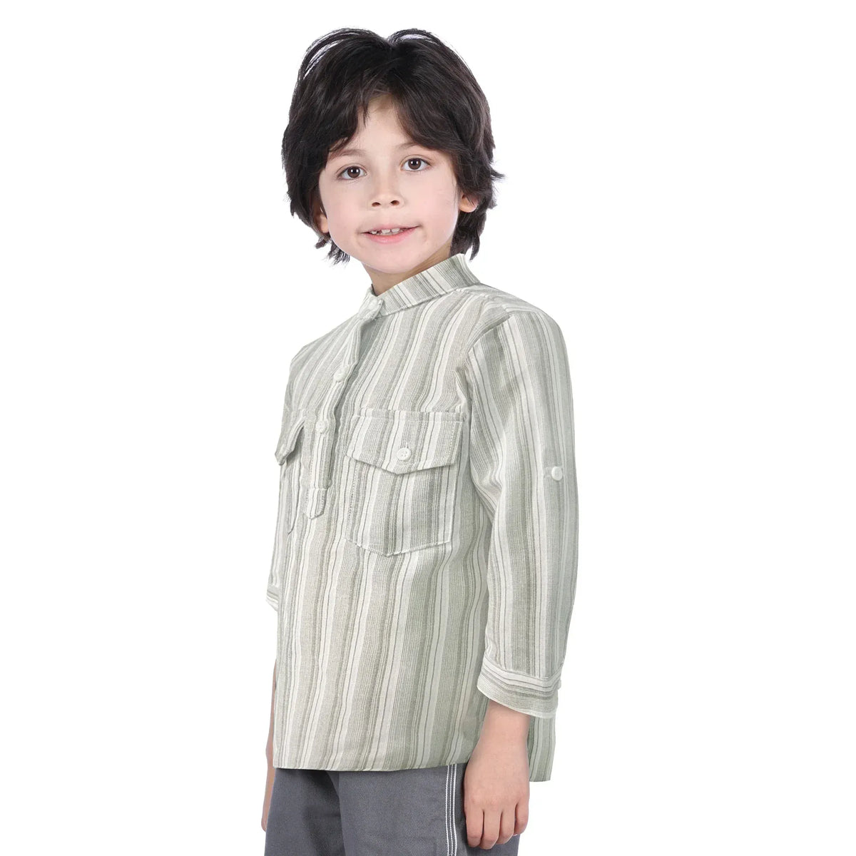 Striped Classic Blouse for Boys Image