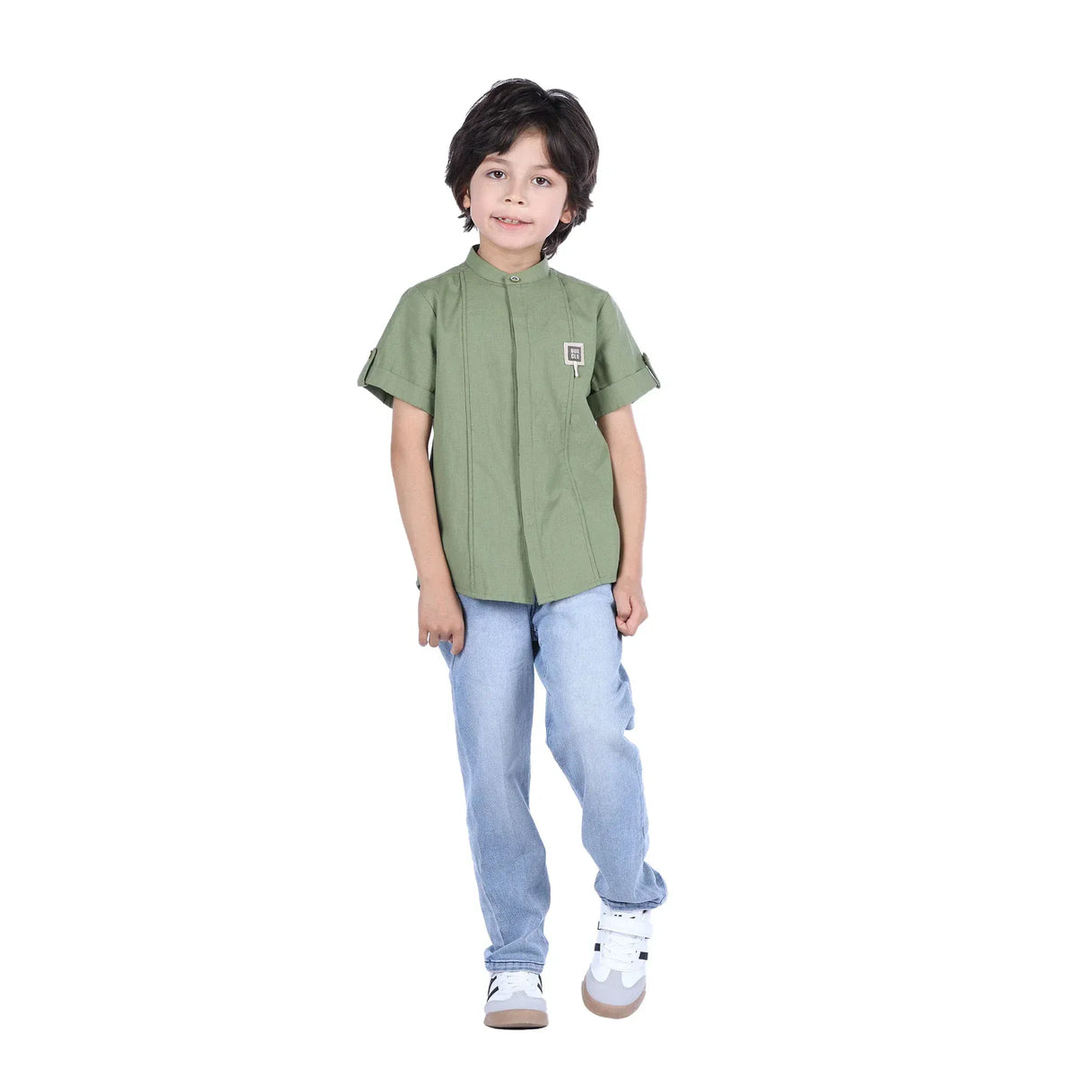 Badge Classic Shirt for Boys Image