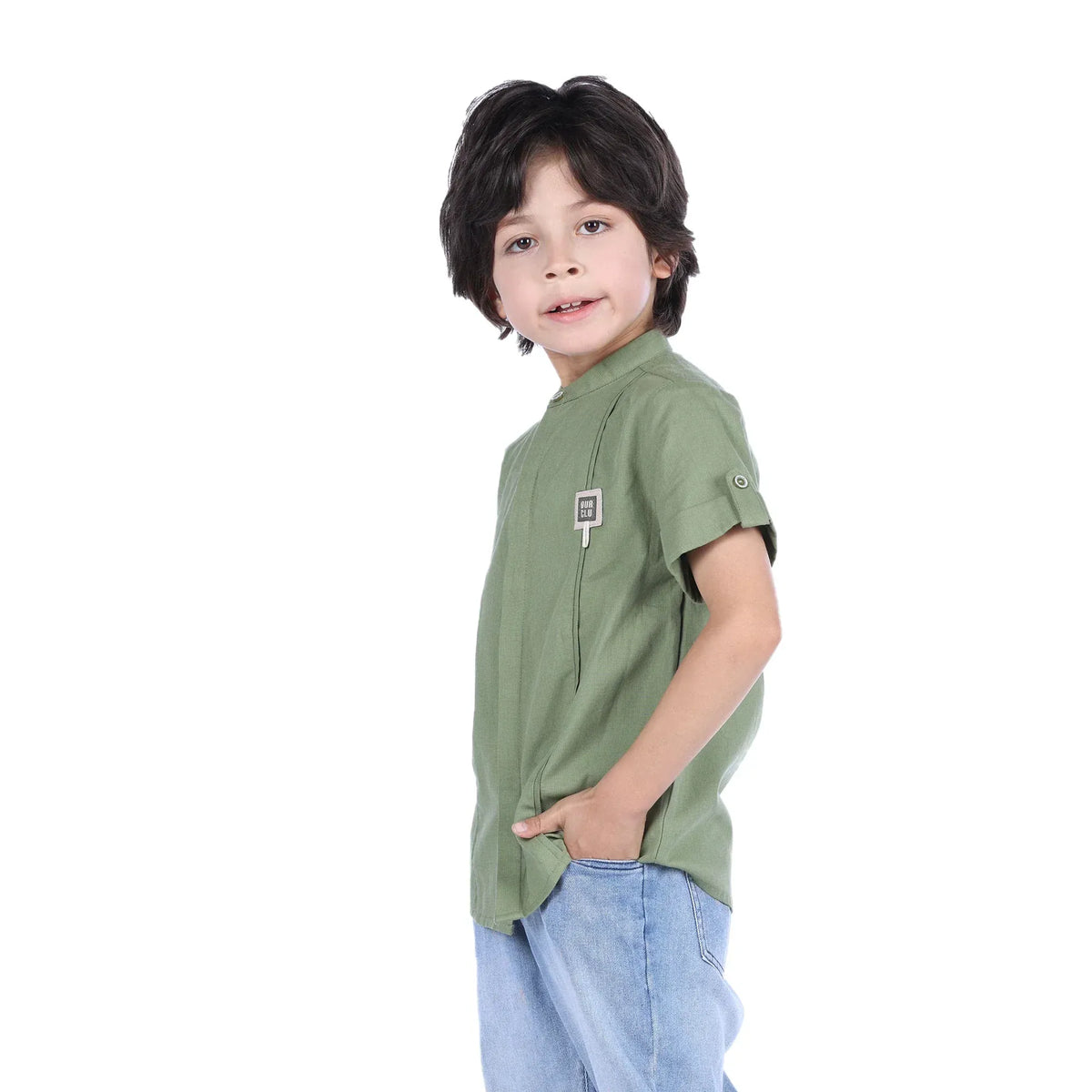 Badge Classic Shirt for Boys Image