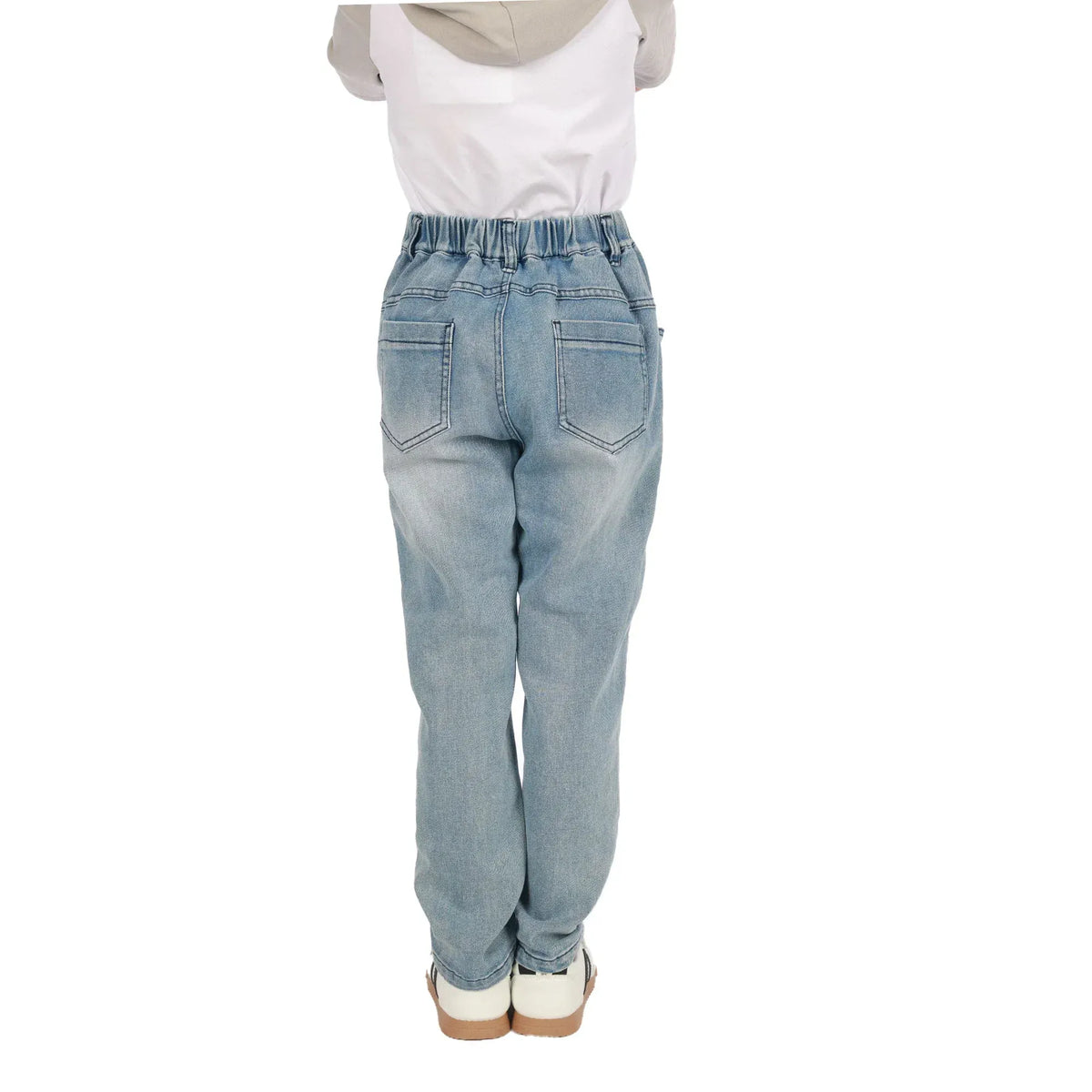 Washed Jeans Classic Pants for Boys Image