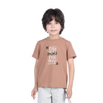 Red Brown Printed Classic T.Shirt for Boys Image