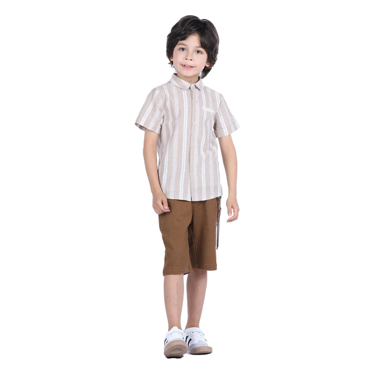 Striped Classic Shirt for Boys Image