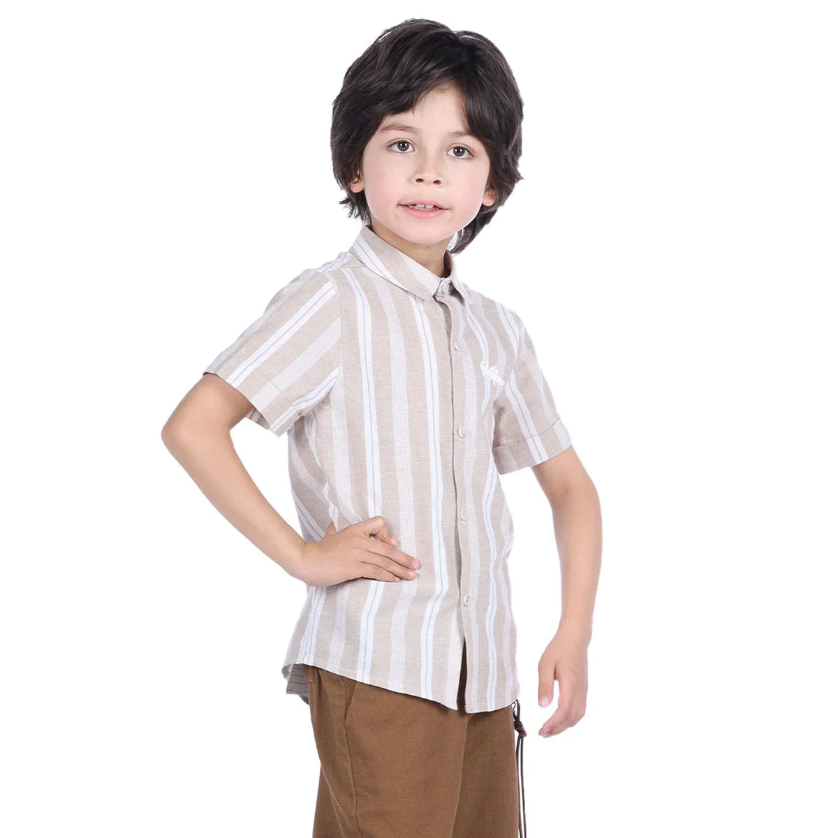 Striped Classic Shirt for Boys Image