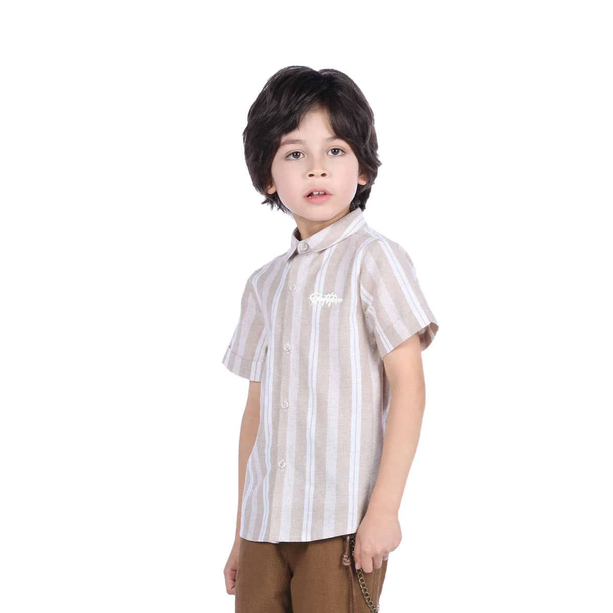 Striped Classic Shirt for Boys Image