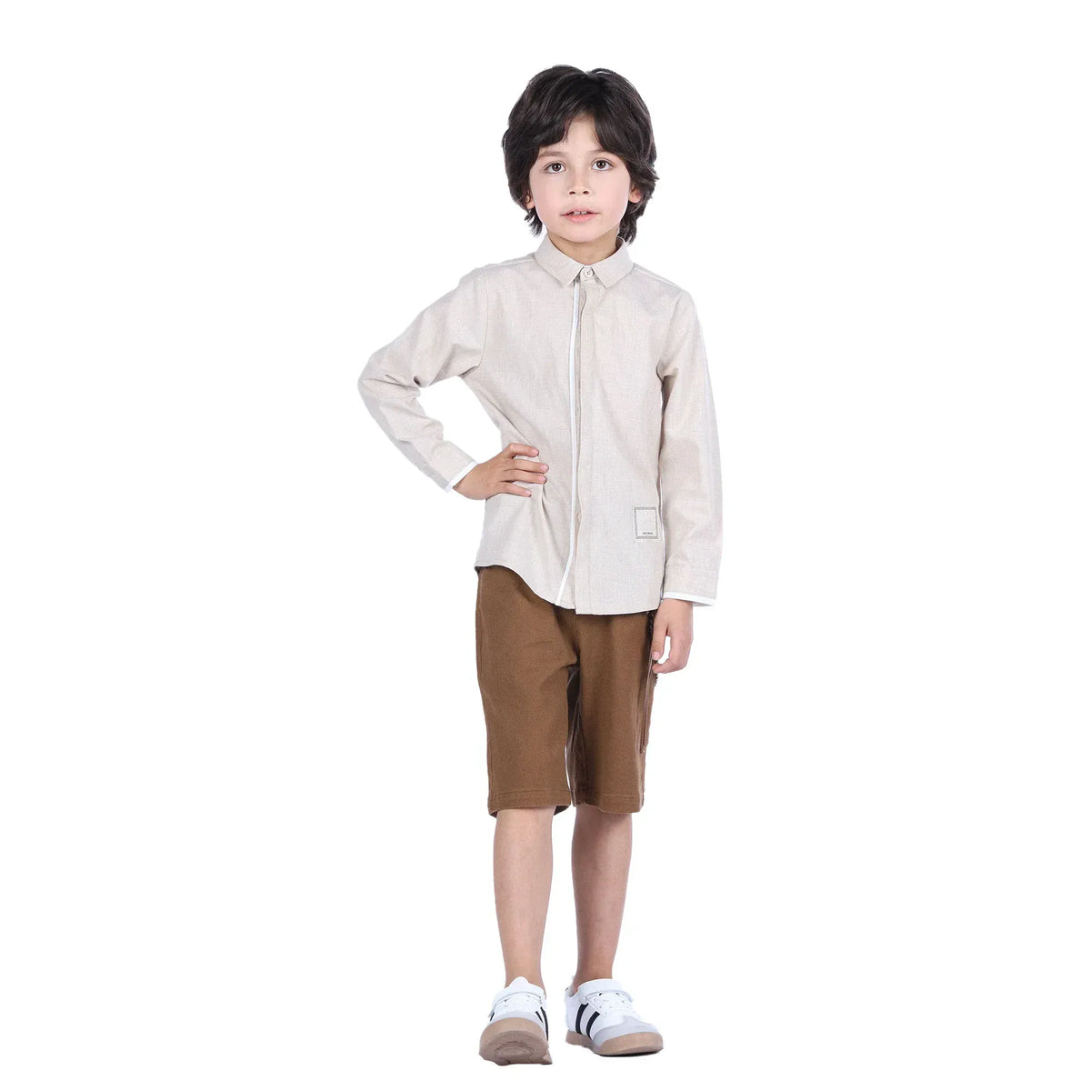 Badge Classic Shirt for Boys Image