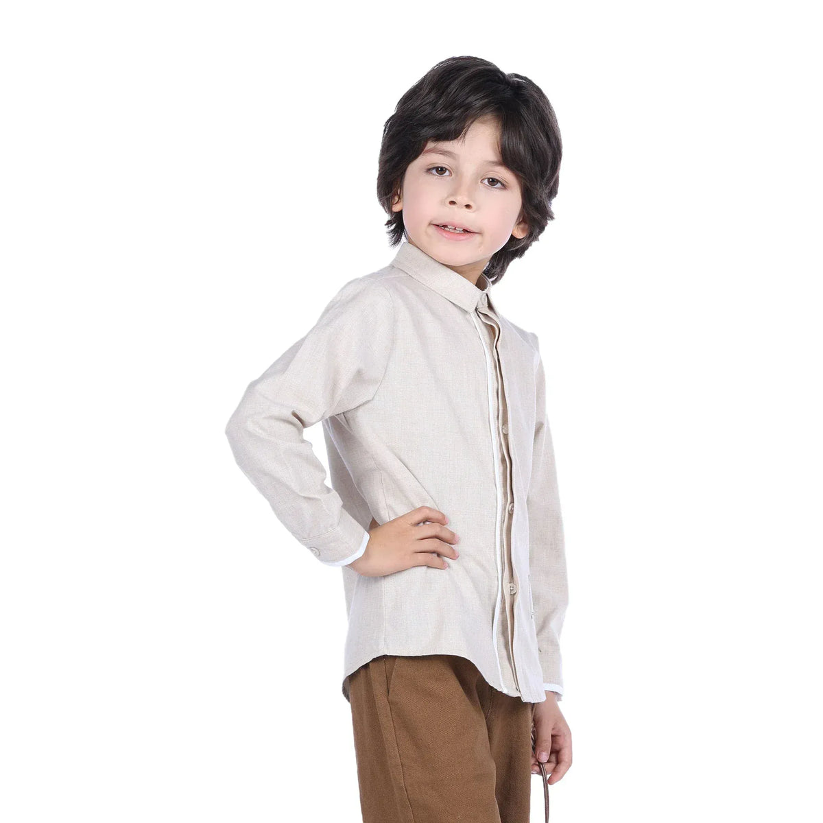 Badge Classic Shirt for Boys Image