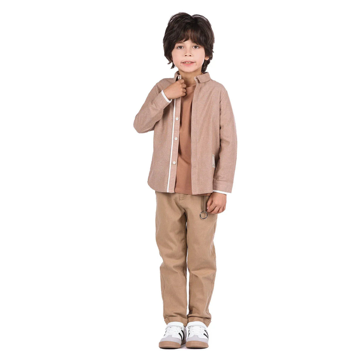 Badge Classic Shirt for Boys Image