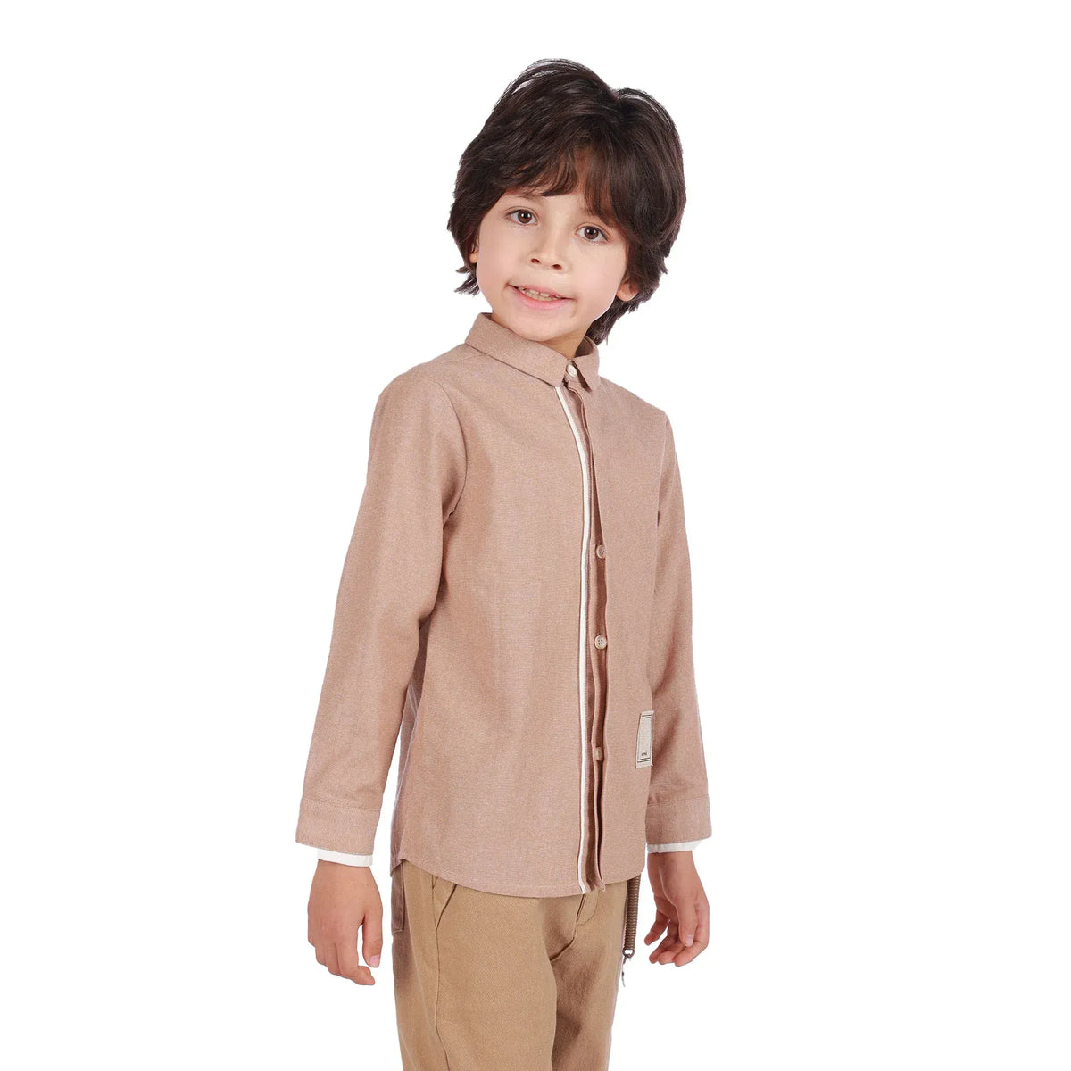 Badge Classic Shirt for Boys Image